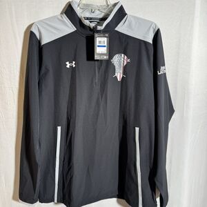 Under Armour XL 1/4 Zip – John Jay Lacrosse Lightweight Athletic Jacket Logo